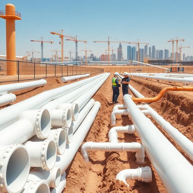 Premium uPVC & PVC Pipes for Water Supply & Distribution in Saudi Arabia and GCC – Ladaen Plastic Factory 2026 Guide